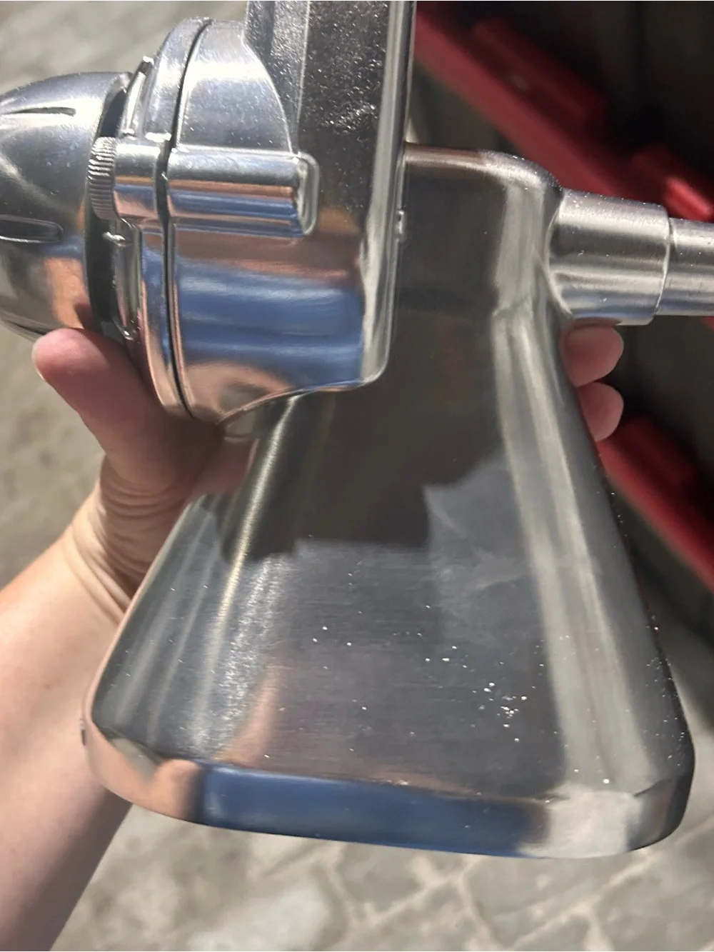 KitchenAid Stand Mixer Silver Grain Mill Attachment